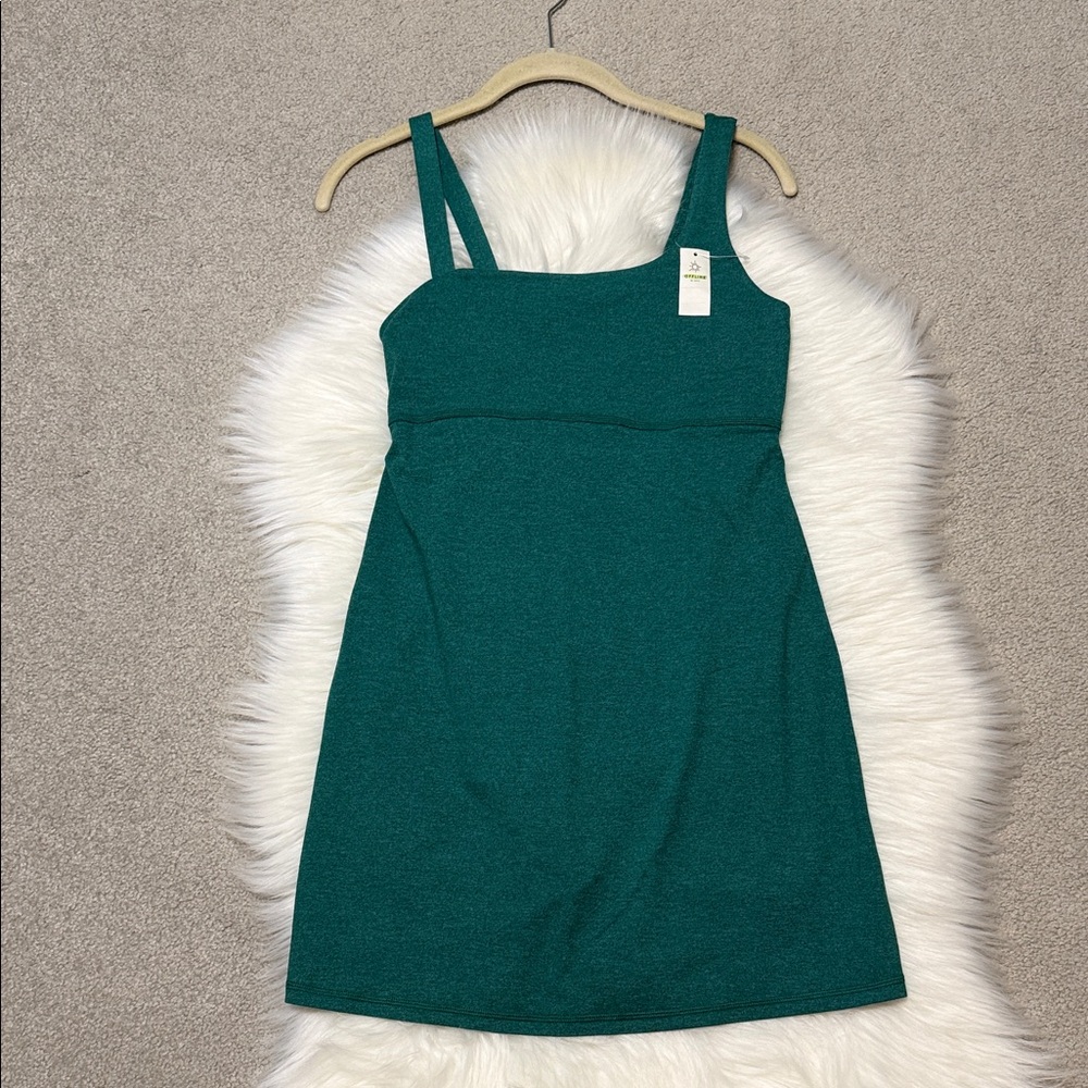NWT Offline by Aerie The Hugger Real Good Green Athletic Active Dress - XS